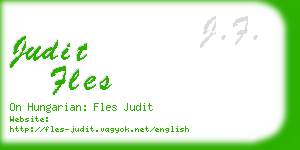 judit fles business card